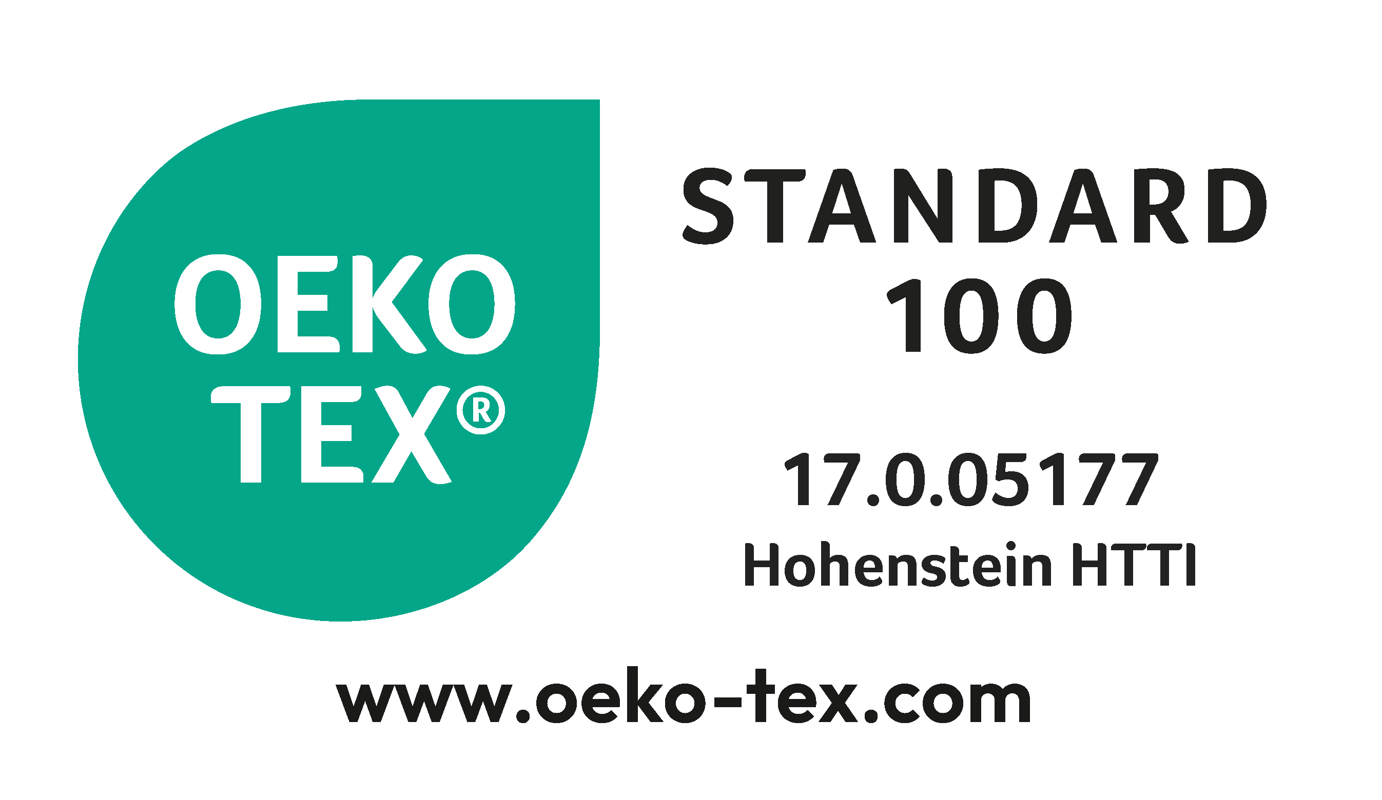 Certificate STANDARD 100 by OEKO-TEX®, Product class I